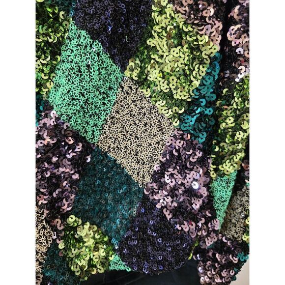 Song of Style Catcher Mini Dress in Argyle Multi S NWT - Picture 9 of 12